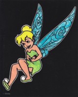 Velvet Watercolor - Tinker Bell